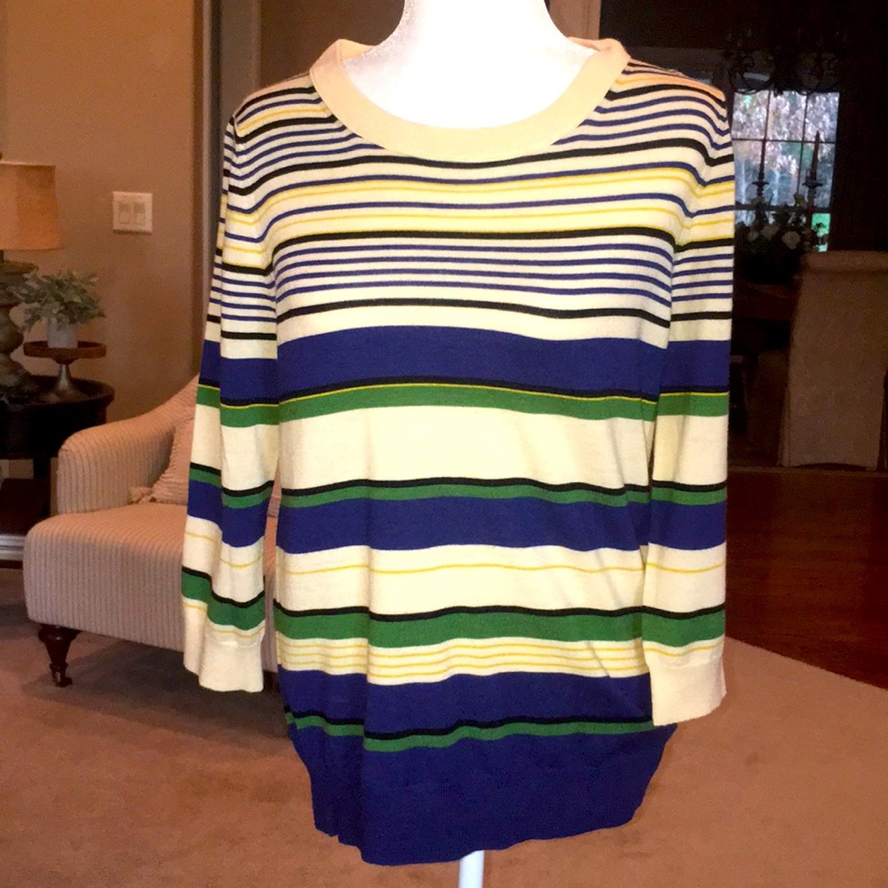 J Crew Crew Neck 100% Merino Wool Sweater - Picture 1 of 14